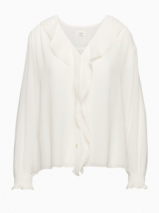 Aritzia Tops - NWOT Aritzia Wilfred Eden Blouse - Light Birch Size M